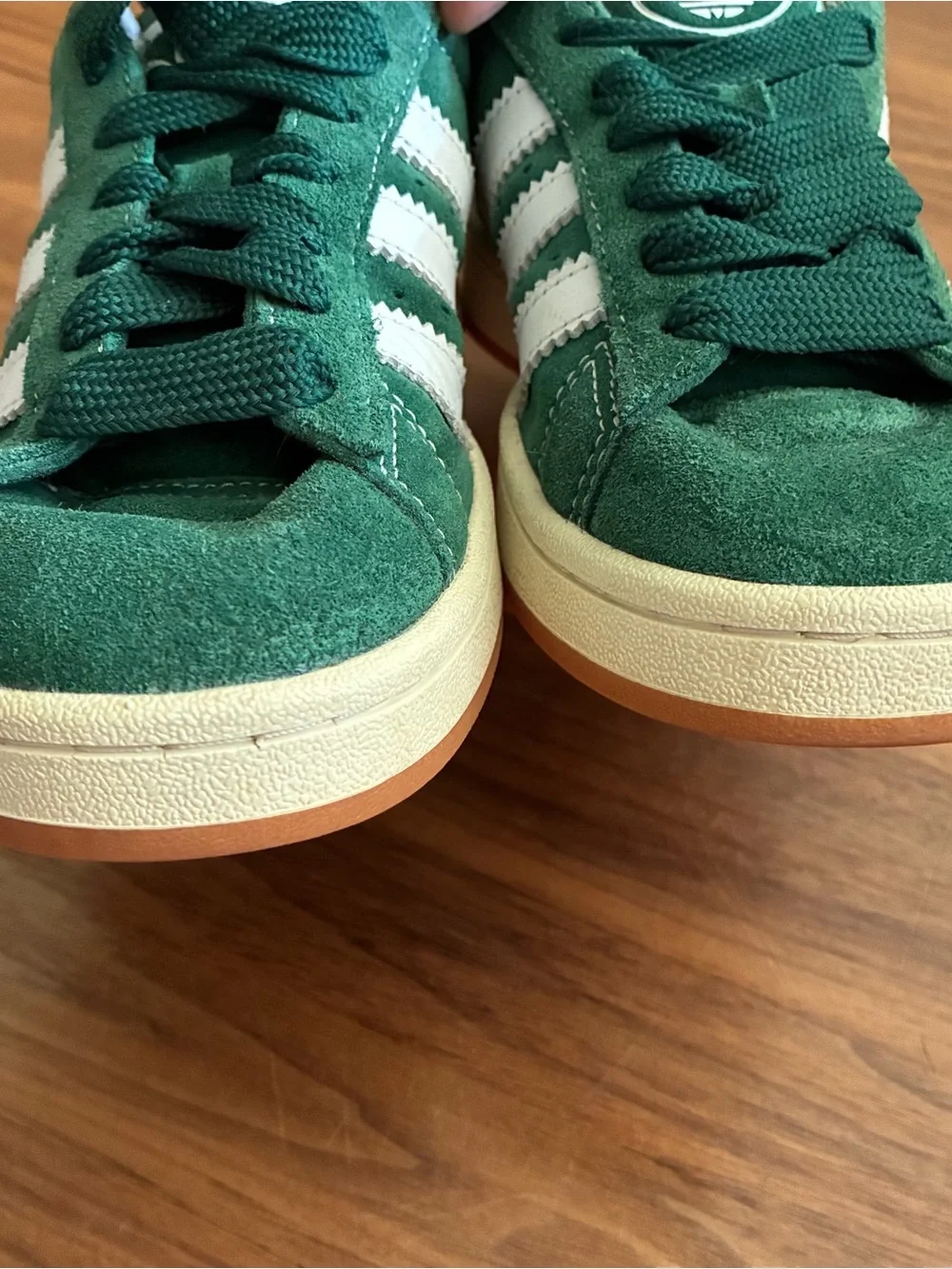 Adidas Campus 00s Green Suede Gum Sole Sneakers Men’s 5